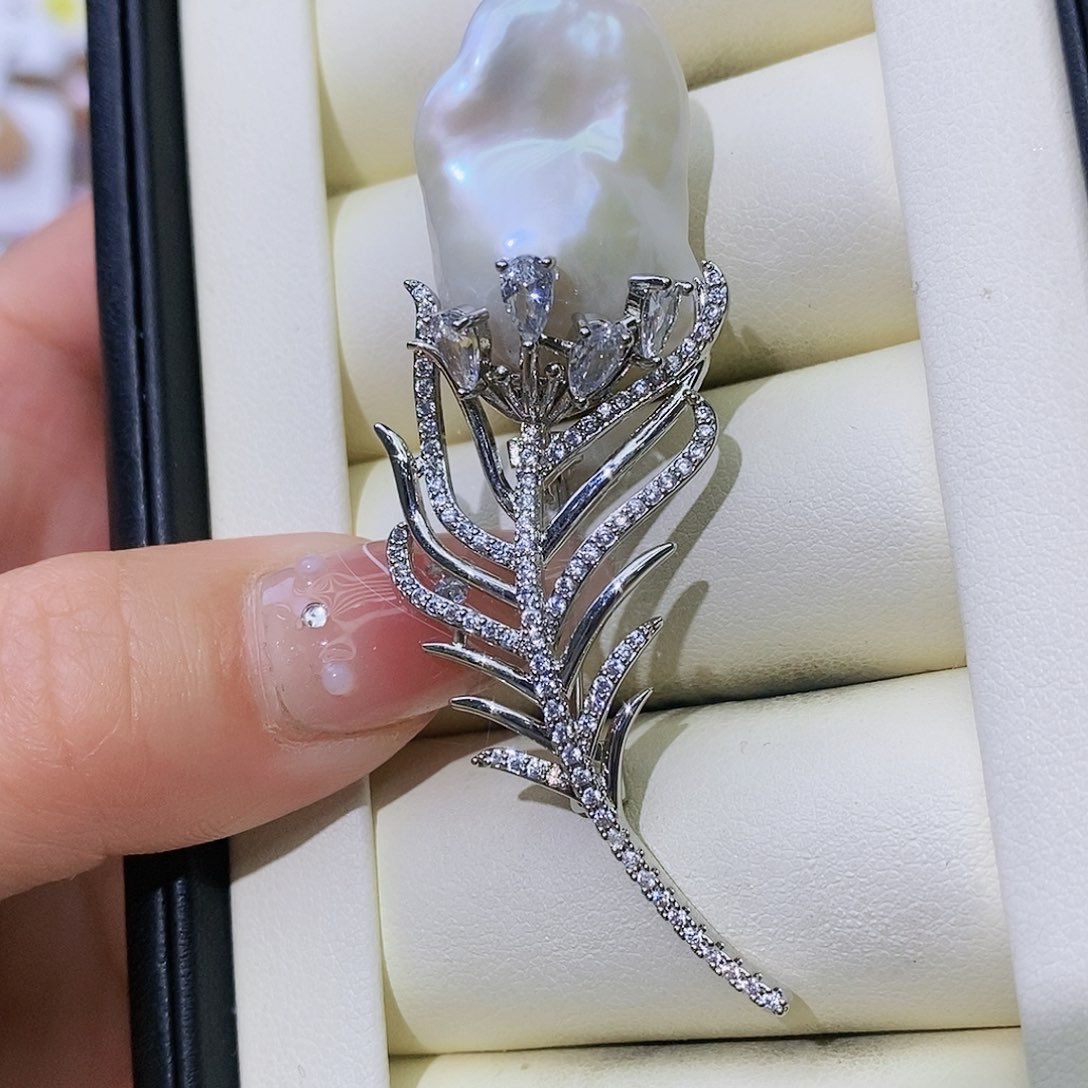 淡水珍珠胸饰未镶嵌