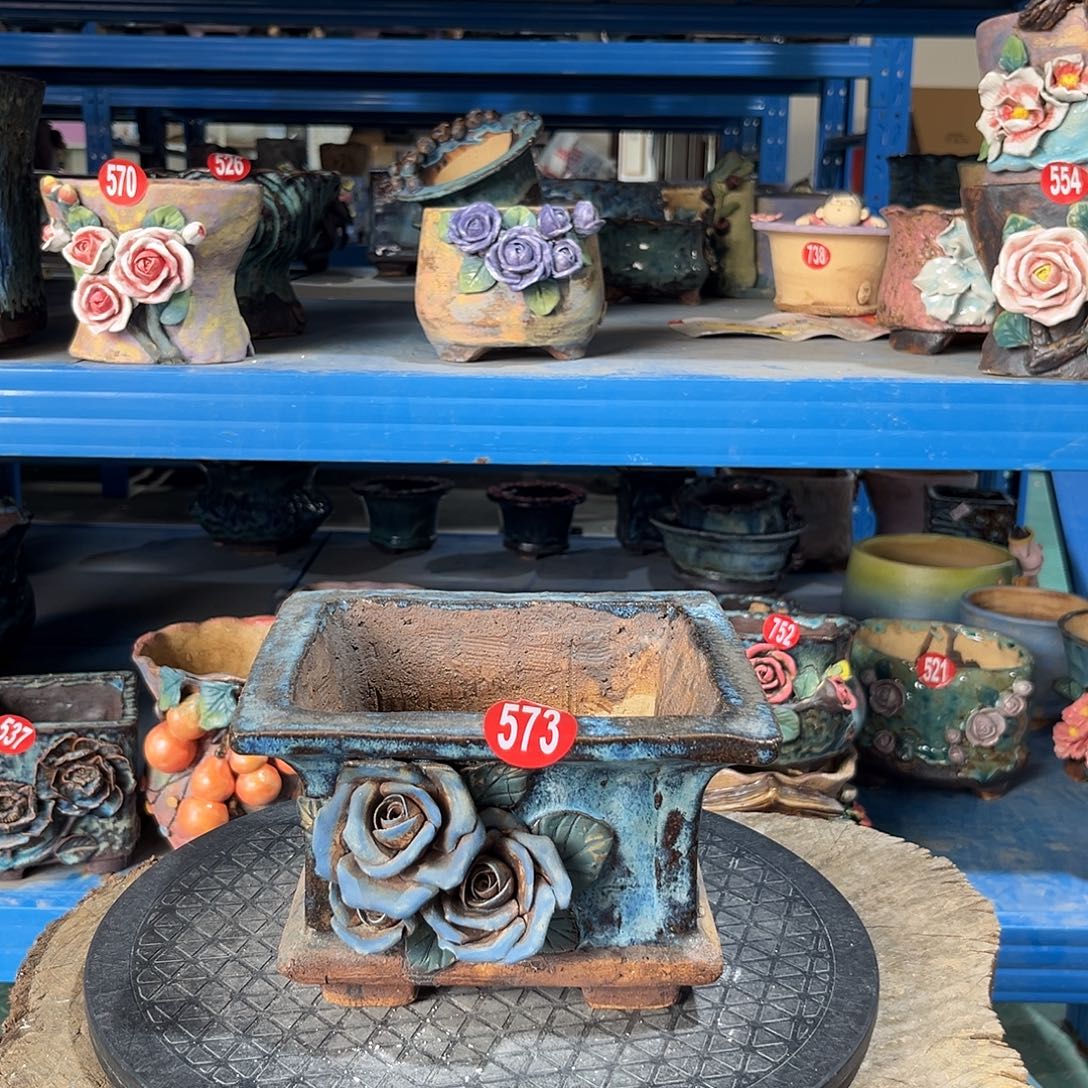 573 号陶然花器手工花盆