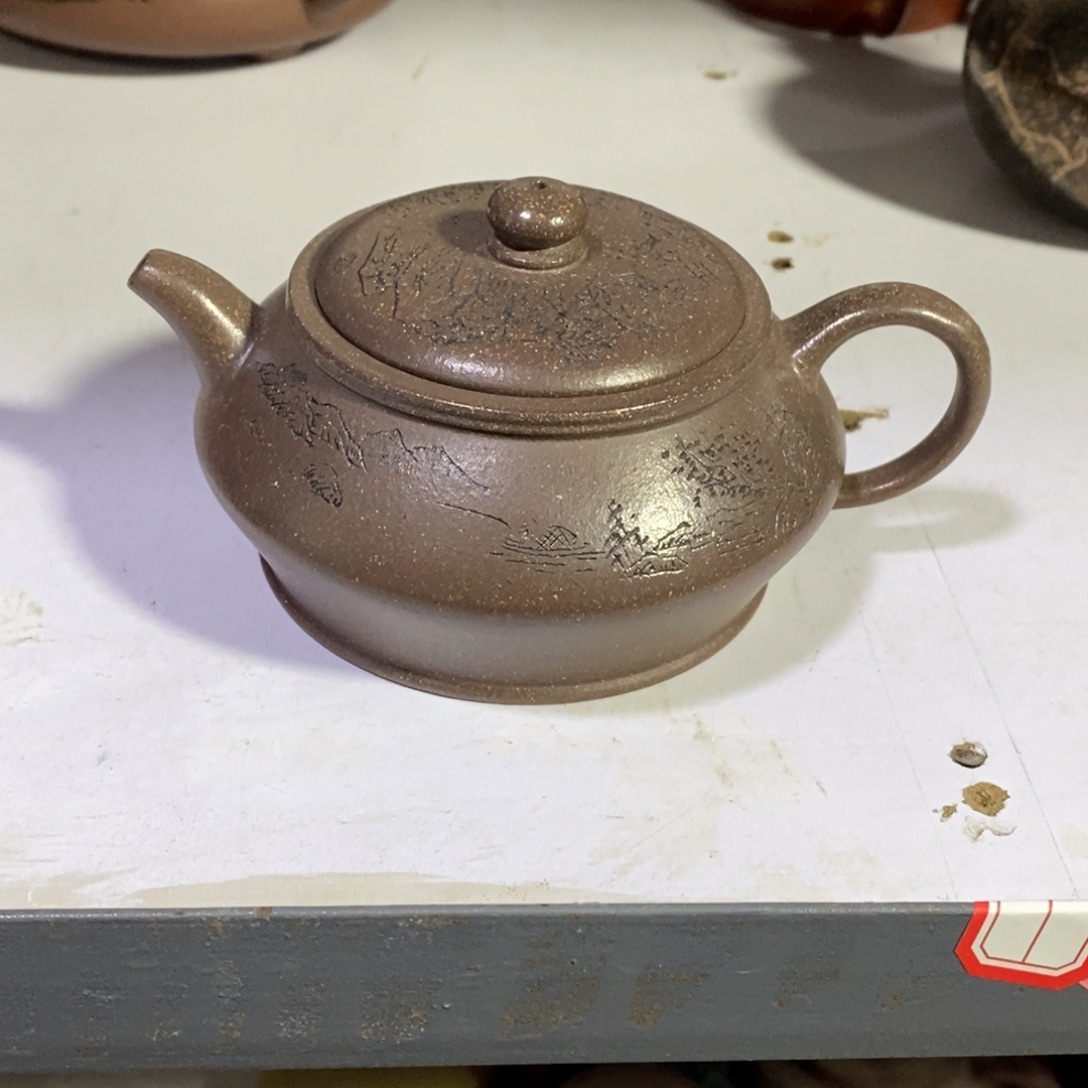 茶壶紫砂白18 曼殊