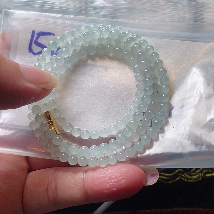 【闪购商品】定制翡翠未镶嵌定制翡翠手链