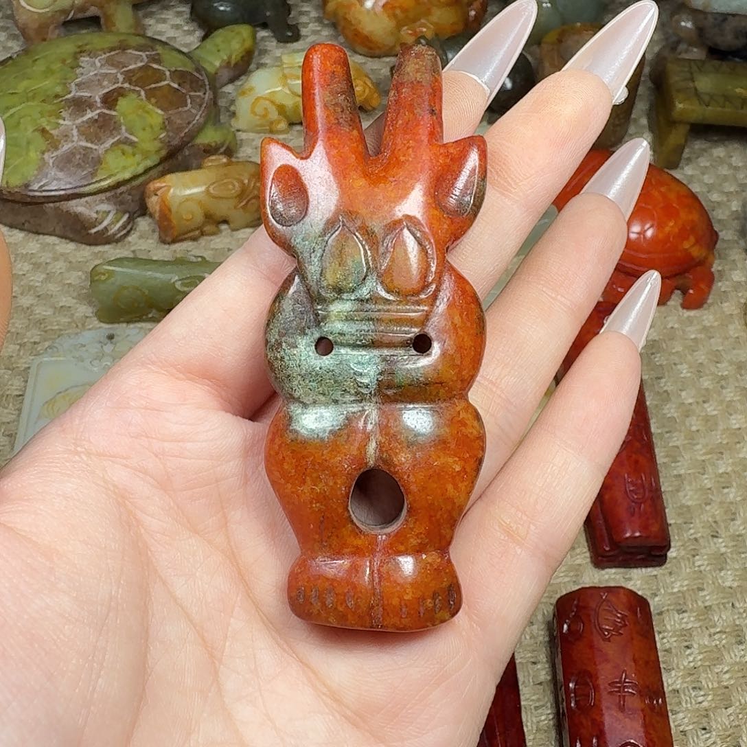 白玉菩提吊坠挂件
