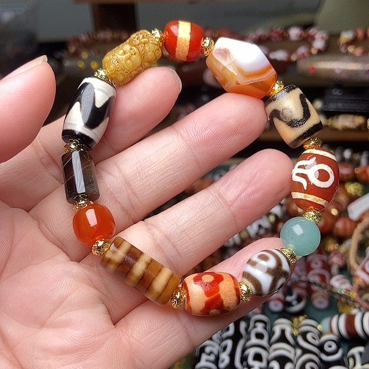 玛瑙/玉髓未镶嵌手链