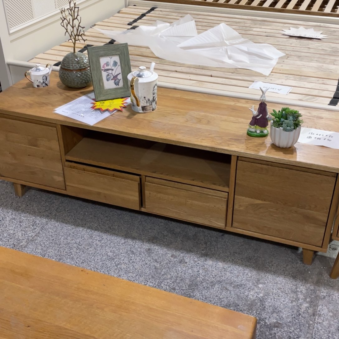 木白橡木电视柜1.8