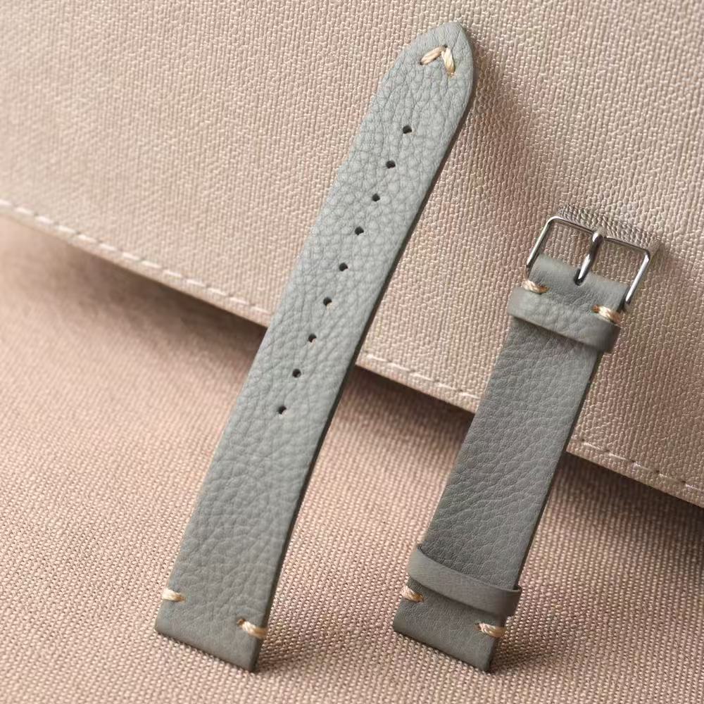 【51号-66号】复古手工真皮表带山超薄柔软男款表链