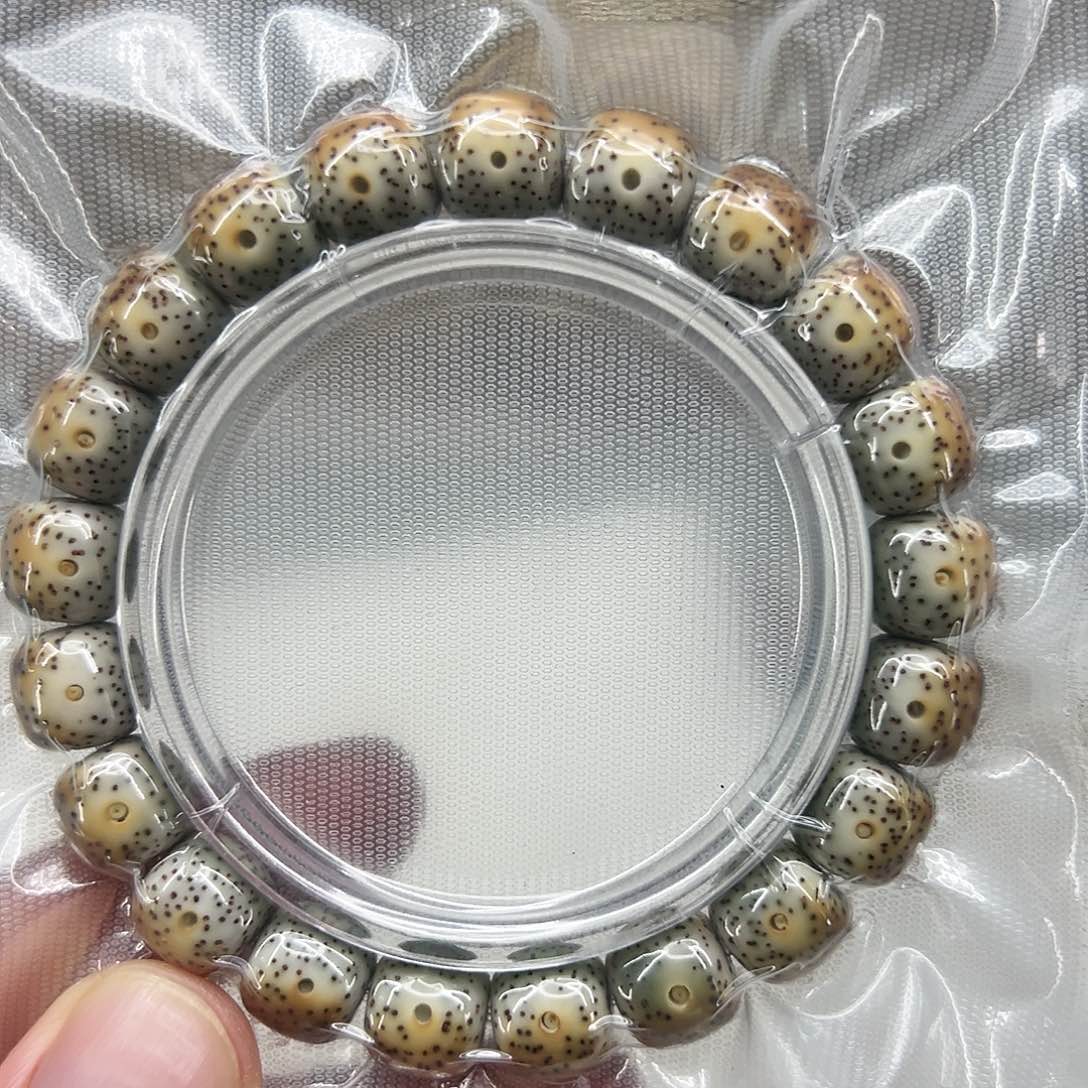 星月菩提手串20高端火烧云星月菩提单圈1.1