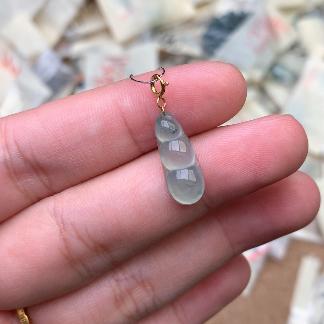 【闪购商品】18K金镶嵌挂件翡翠一