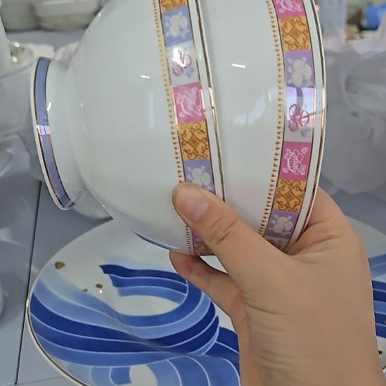 瓷片微瑕6寸2个面碗66666666