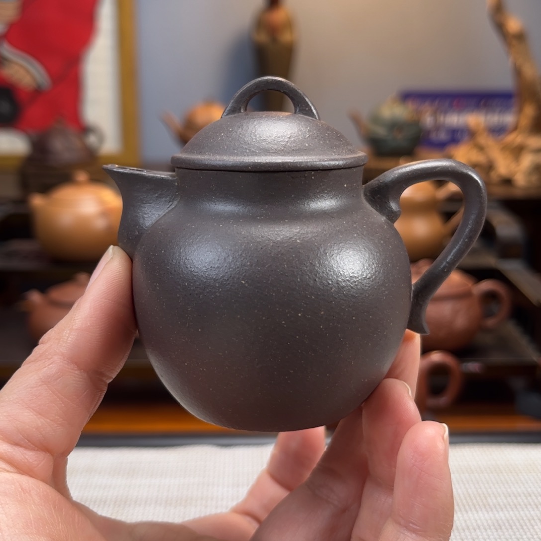 紫砂茶具半手工制作