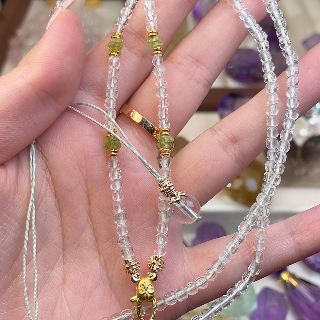 水晶颈饰未镶嵌晓*天然水晶项链196