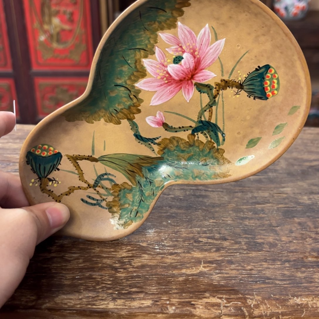 景德镇柴烧手工手绘陶瓷