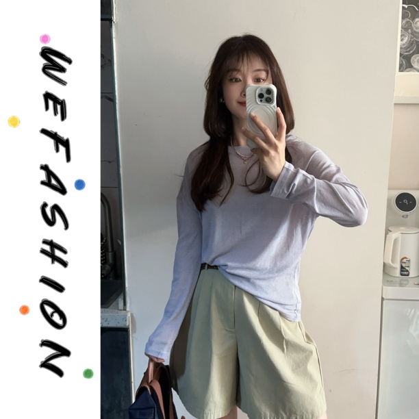 【WE】韩版chic宽松显瘦冰丝面膜防晒罩衫