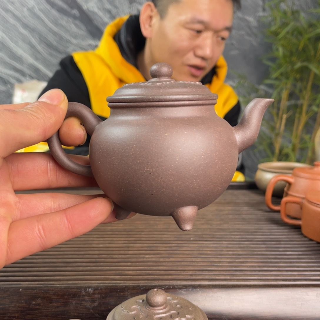 紫砂茶壶四底大彬如意电