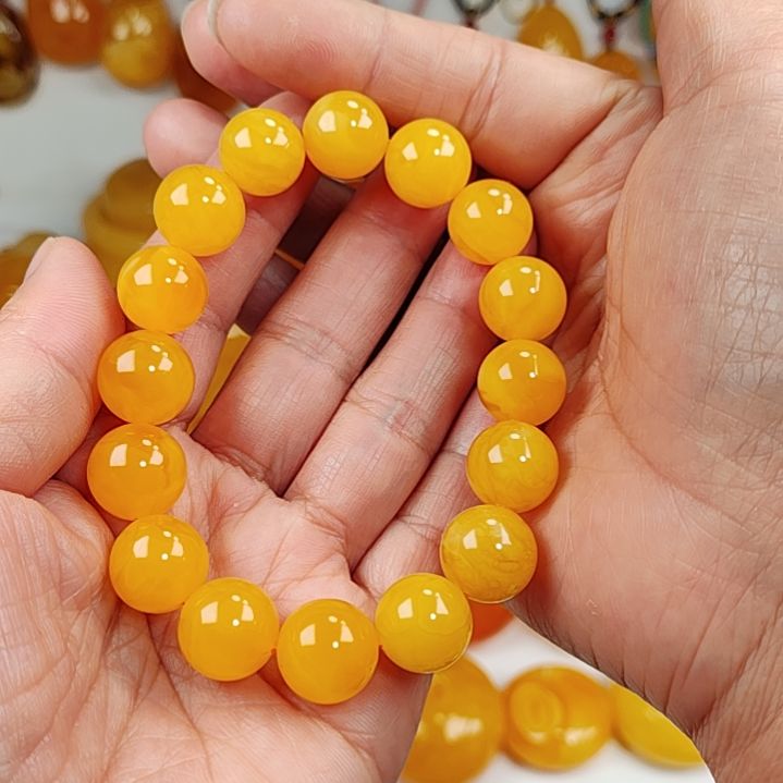 蜜蜡手串未镶嵌手串I3