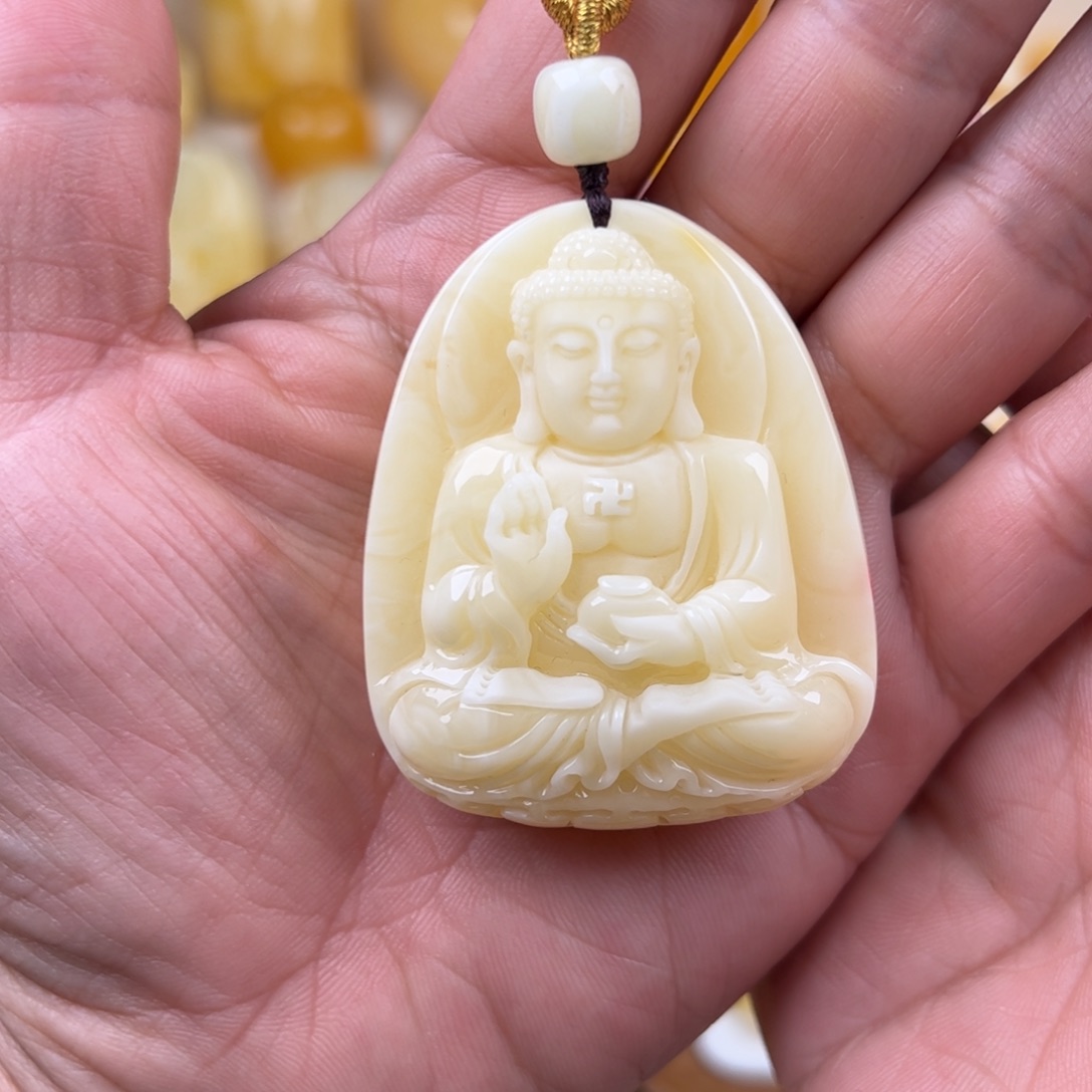 蜜蜡未镶嵌颈饰纯天然琥珀蜜蜡