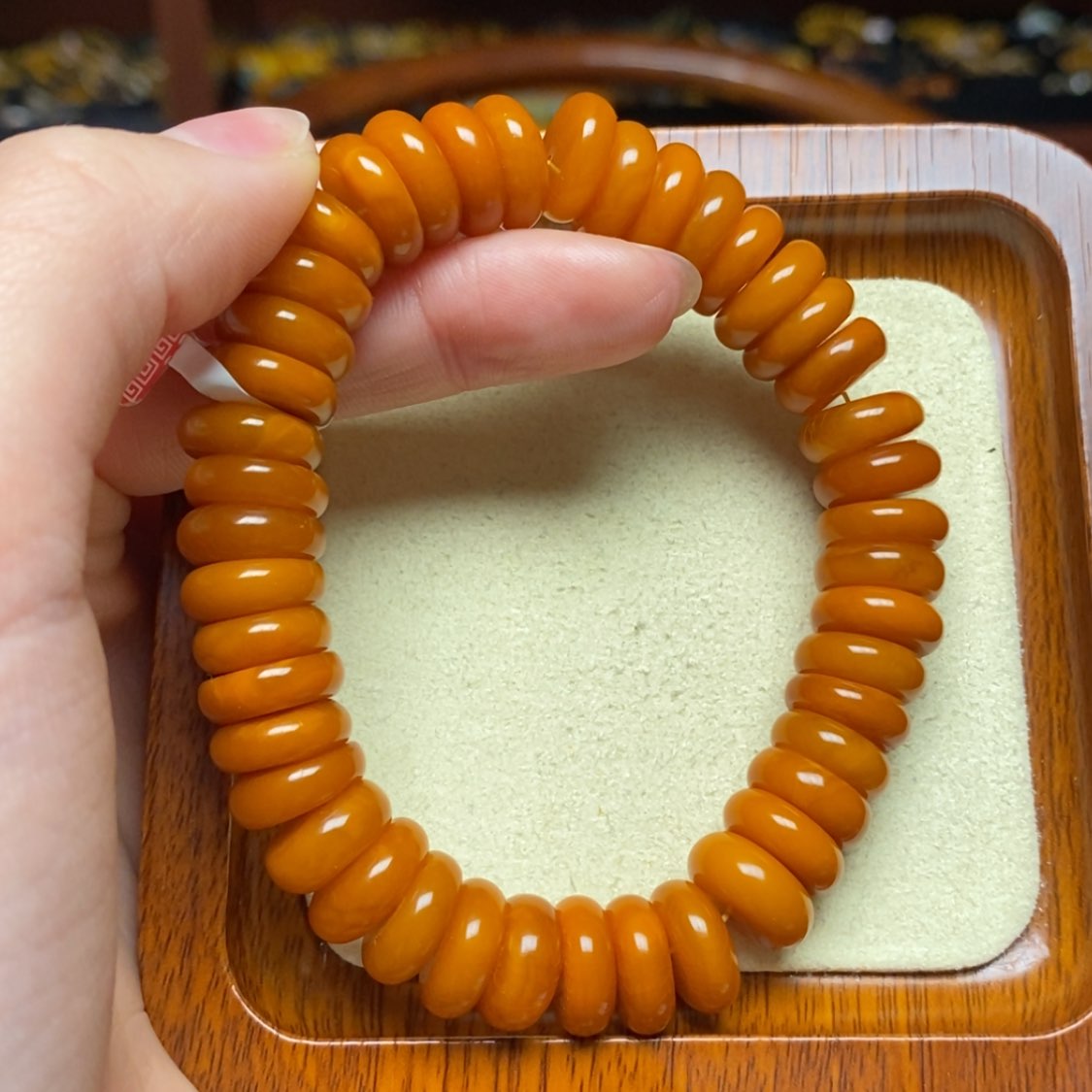 【闪购商品】蜜蜡手链未镶嵌手串