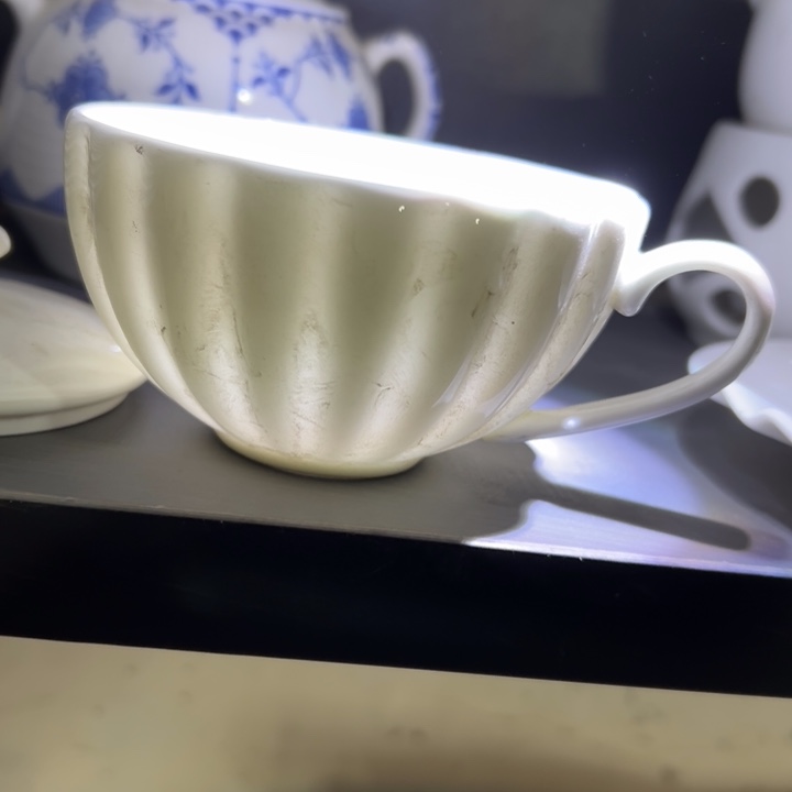 库存尾货骨瓷杯一个口径10