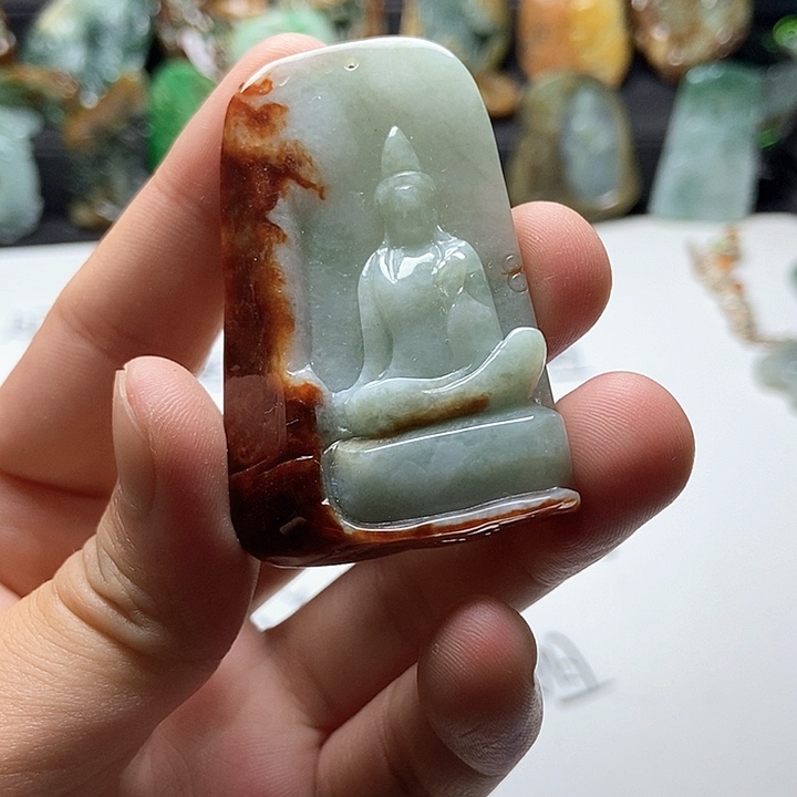 颈饰未镶嵌翡翠翡翠a货