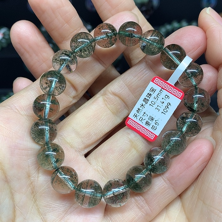 水晶手串未镶嵌天然水晶