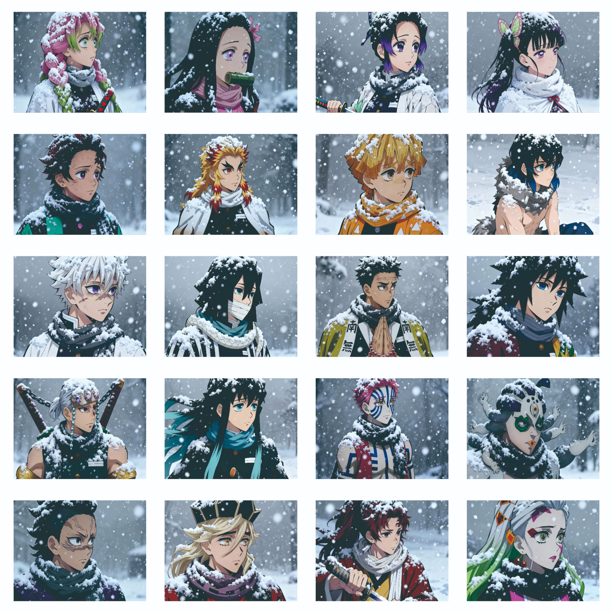 《鬼灭之刃》对对碰拆盒周边亚克力水晶砖桌面摆件10X15X1.6cm