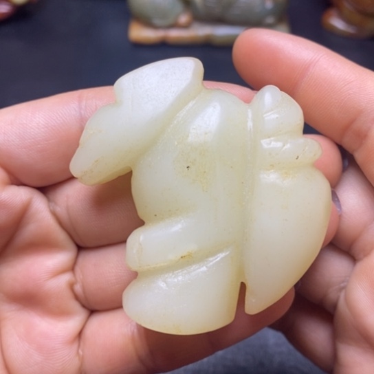 和田玉（糖玉）挂件未镶嵌