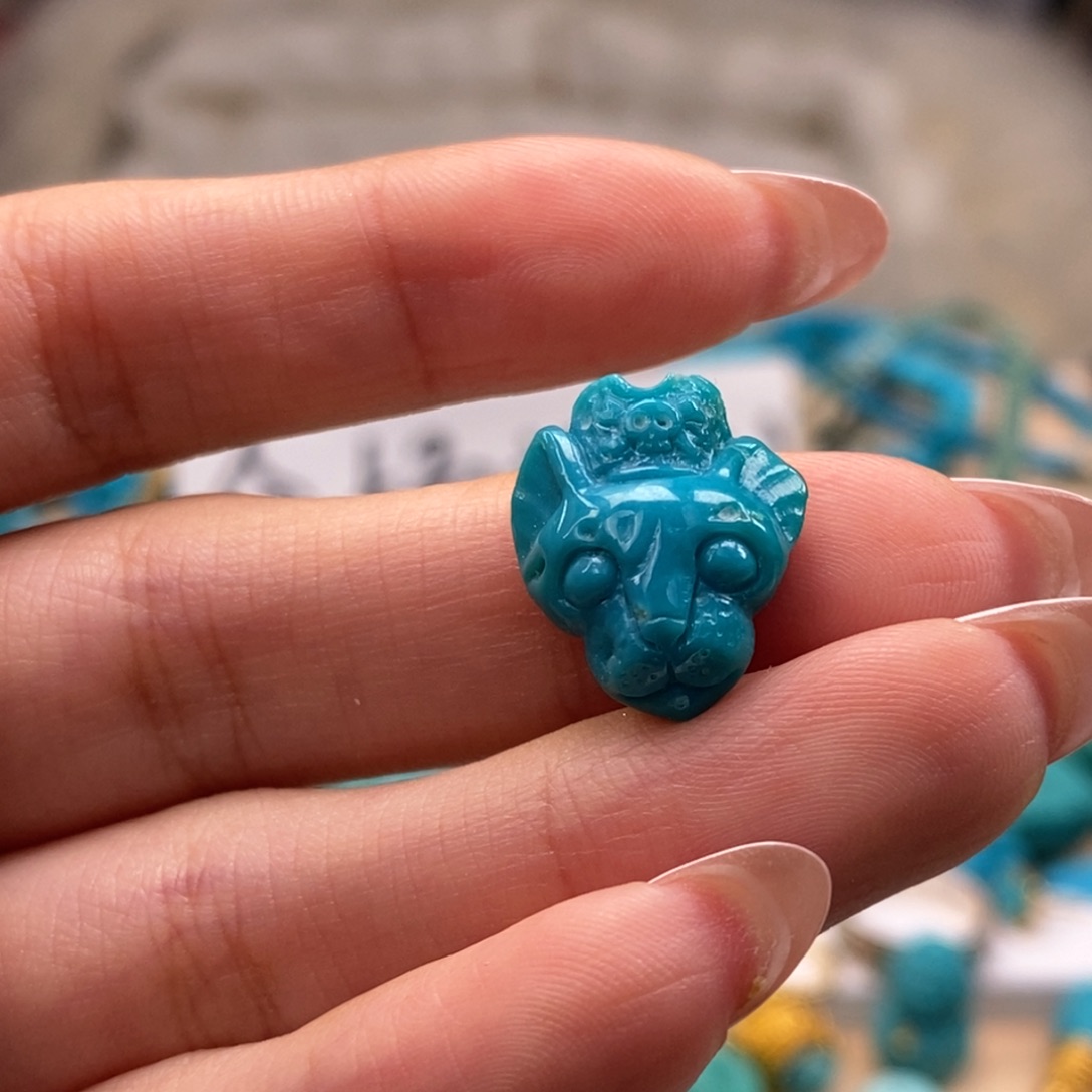 未镶嵌绿松石挂件