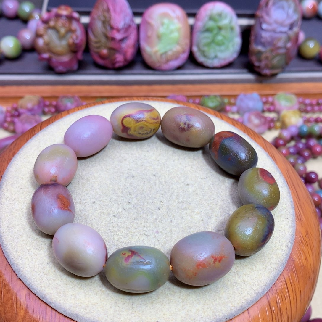 玛瑙手链未镶嵌烦**烦盐源