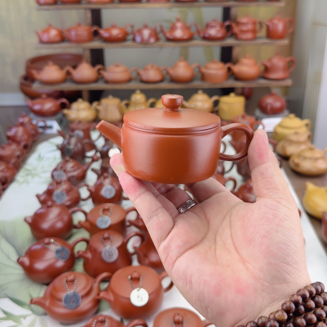 灵****紫砂茶壶120cc大口汉瓦