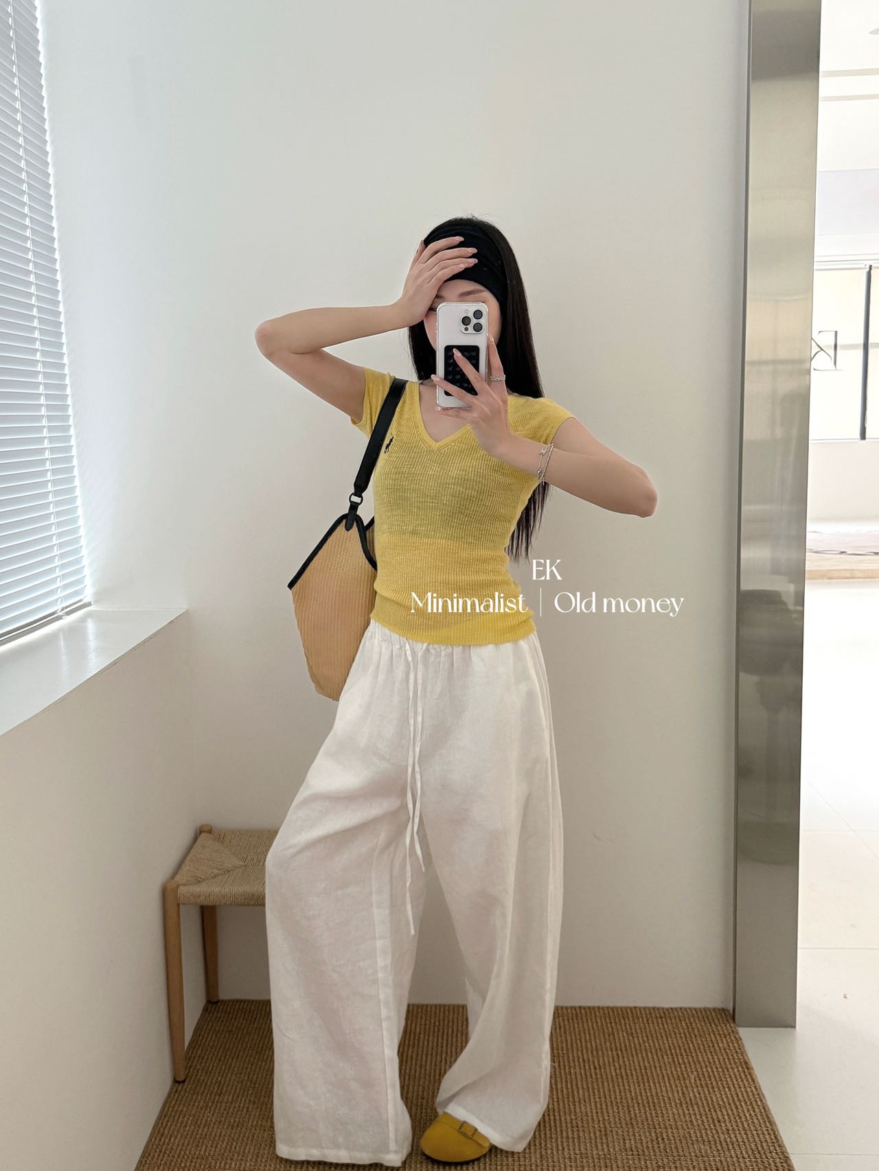 宽松型短袖刺绣V领印花拼接T恤百搭背心夏季1005