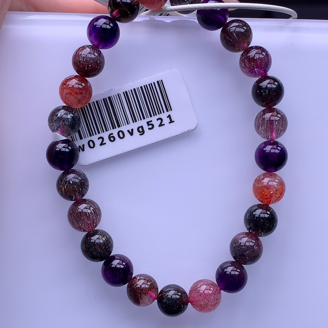 未镶嵌手串水晶超七