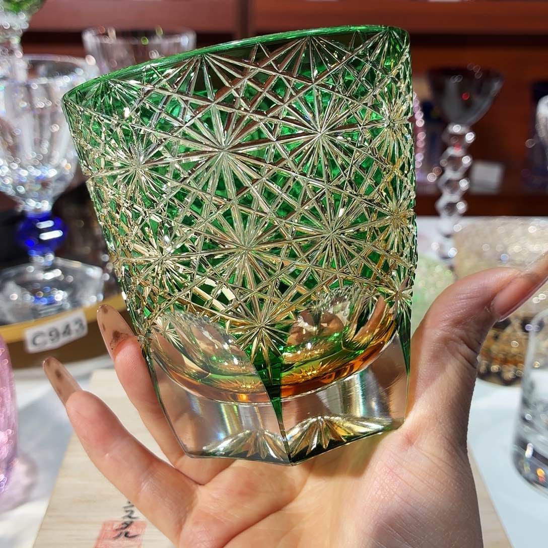 小***可琉璃手工艺品绿色雏菊