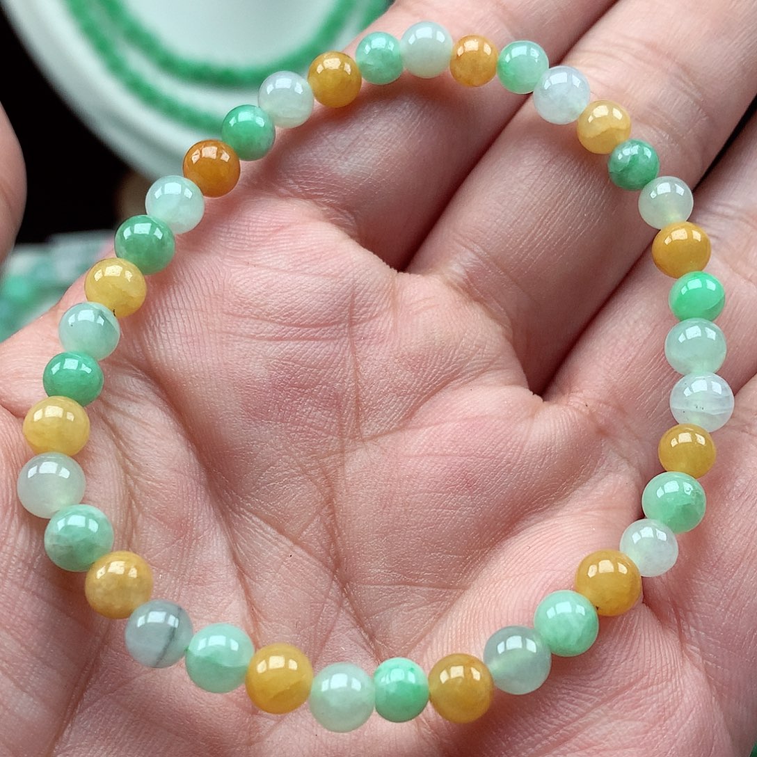 未镶嵌手链翡翠翡翠