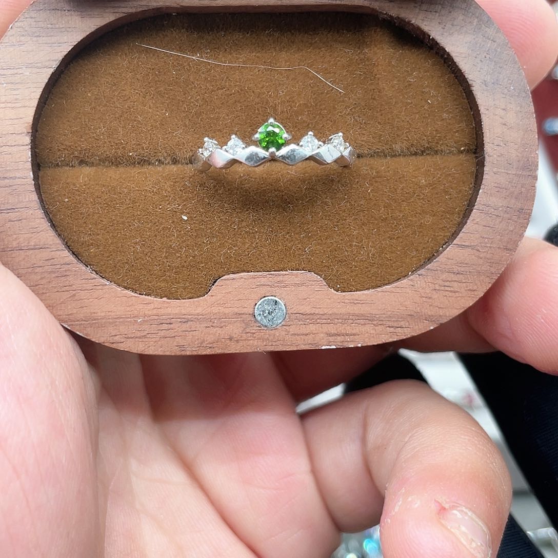 银S925镶嵌透辉石367