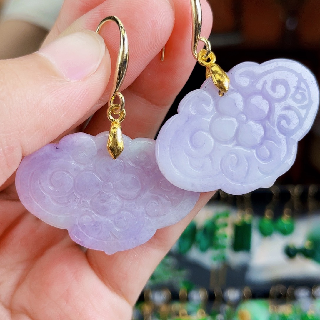 未镶嵌翡翠耳饰饰品