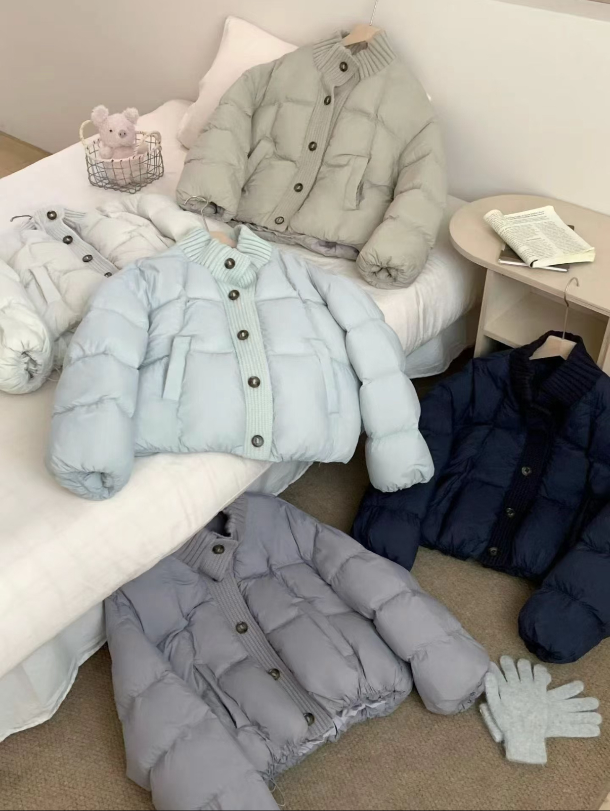 【551-600】冬季新款时尚百搭中长款---几何链接