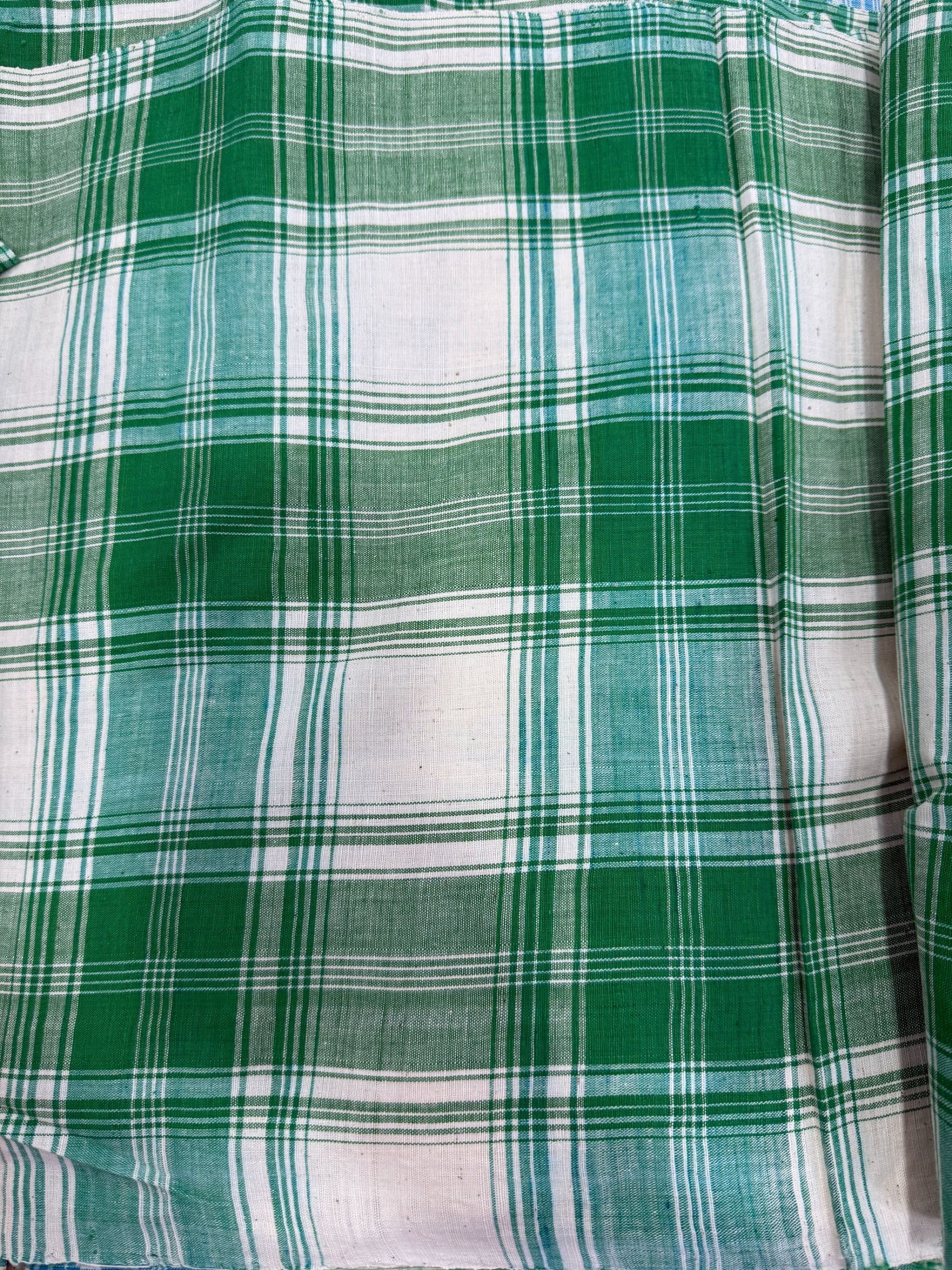 （燕子家纺）纯手工老粗布1.8m*2m床单四幅拼接 介意勿拍