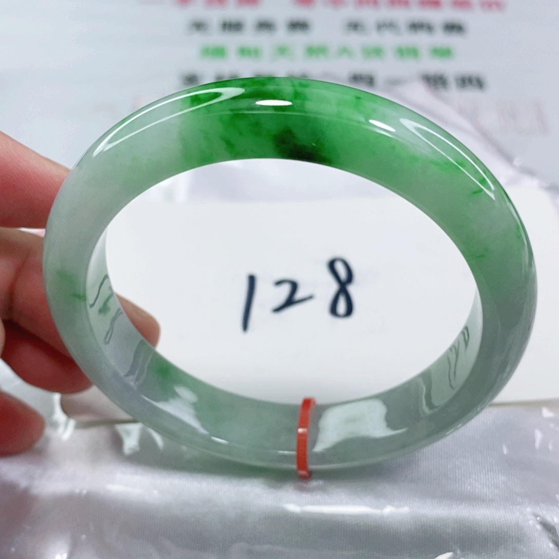 翡翠手镯未镶嵌Q****品57.7圈口
