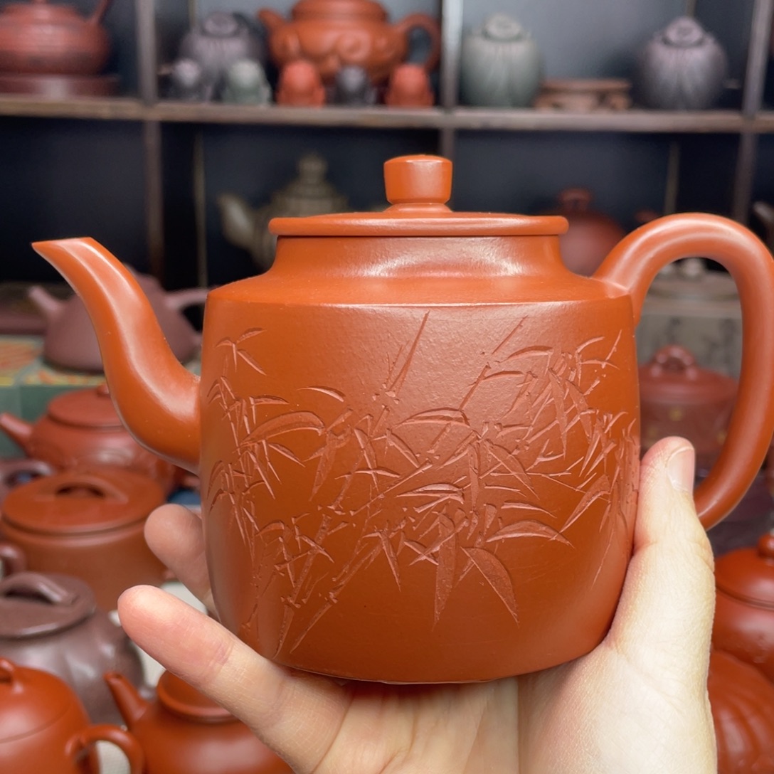 小***鱼茶壶紫砂宜兴紫砂