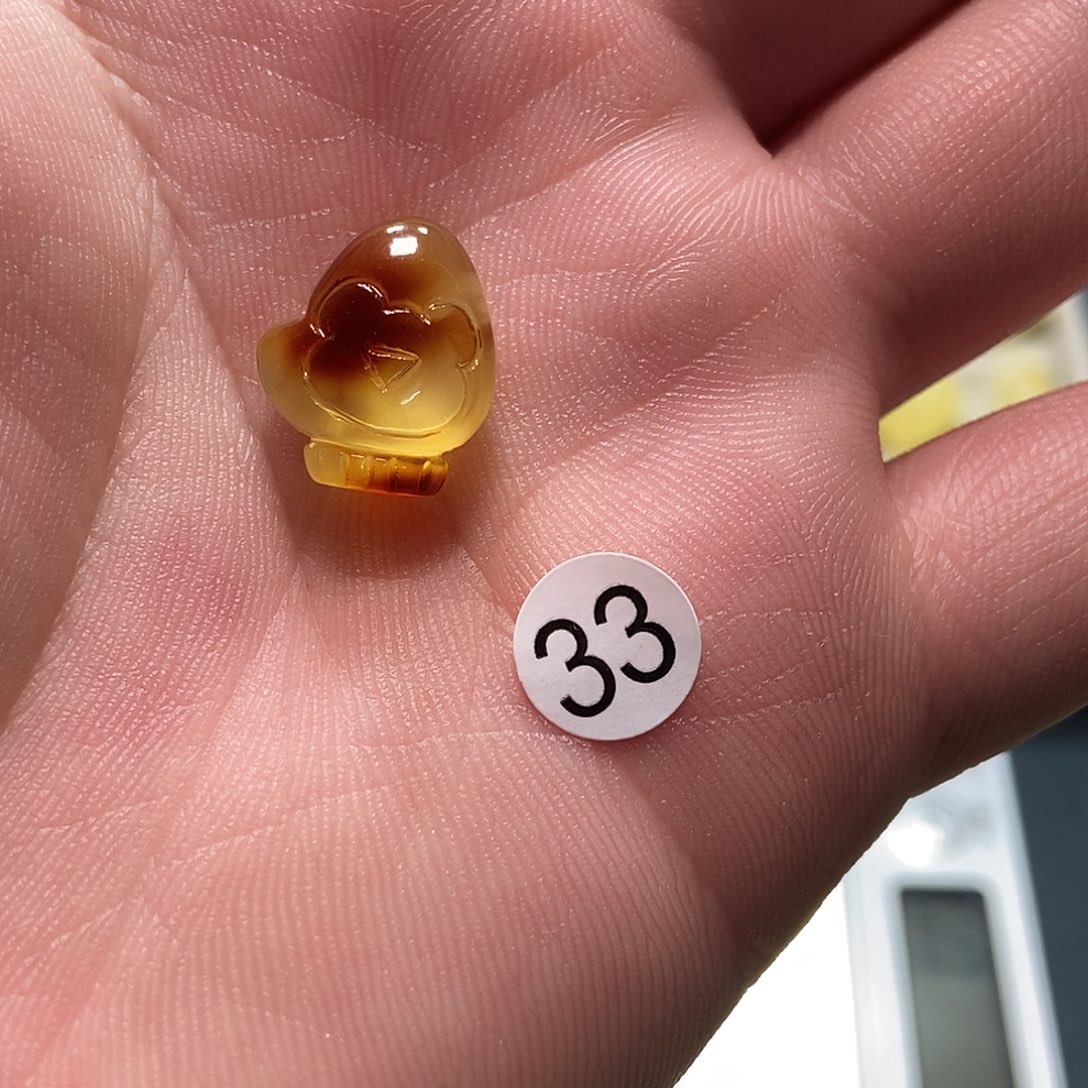 琥珀未镶嵌裸石天然琥珀蜜蜡吊坠