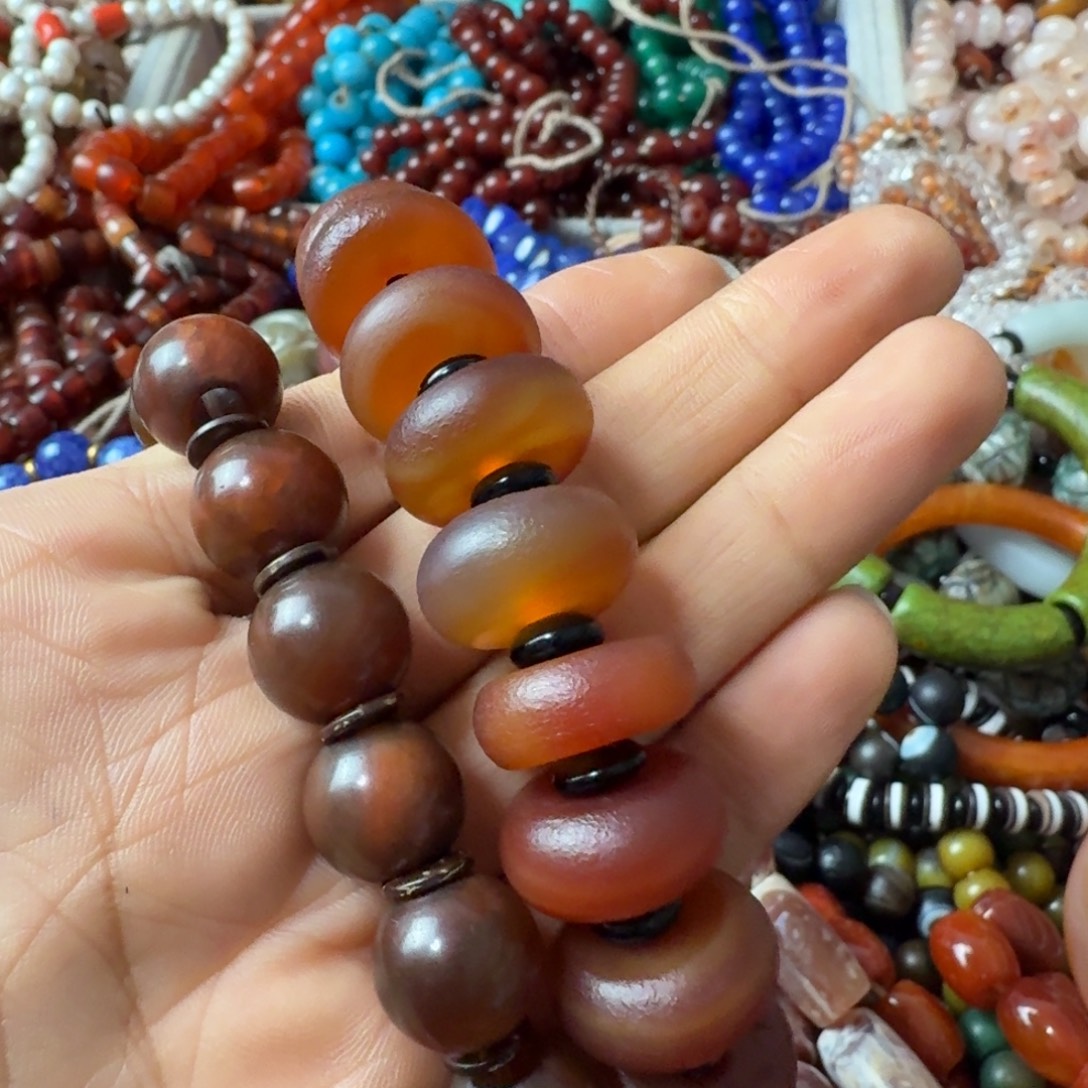 简***初玛瑙/玉髓未镶嵌手链