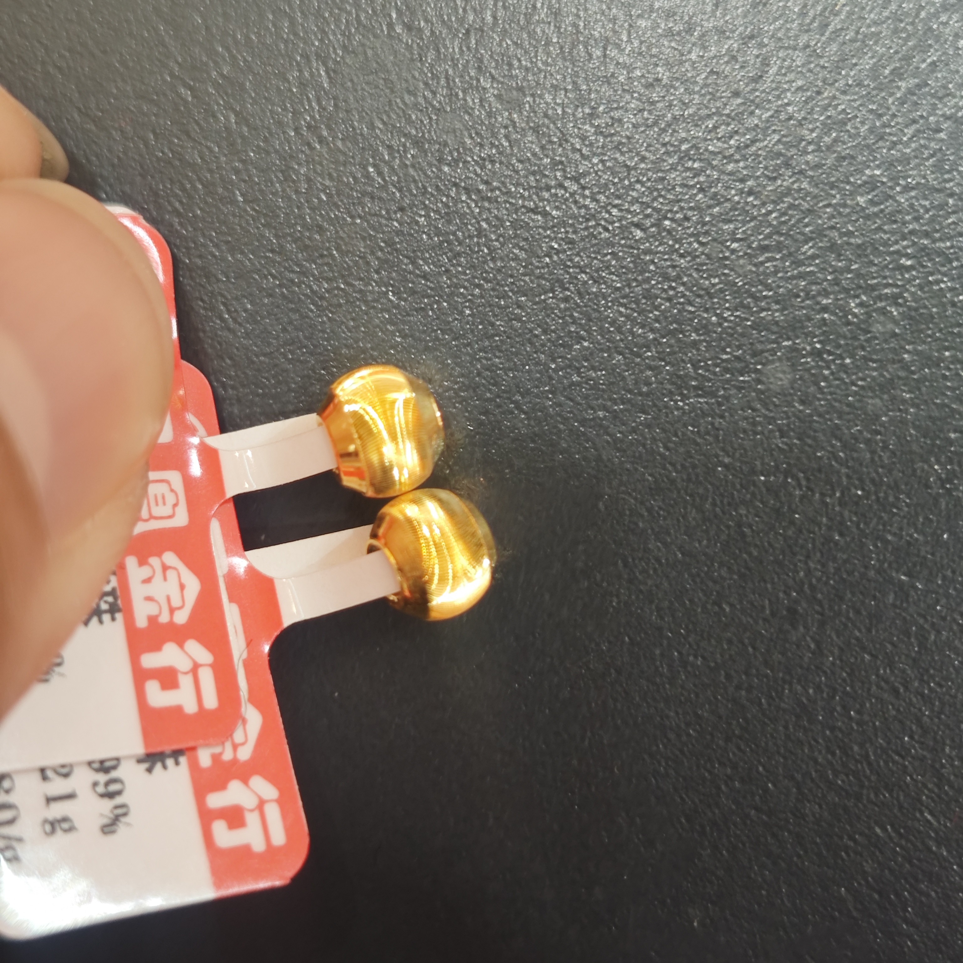 鳳凰金行 足金配件 猫眼珠