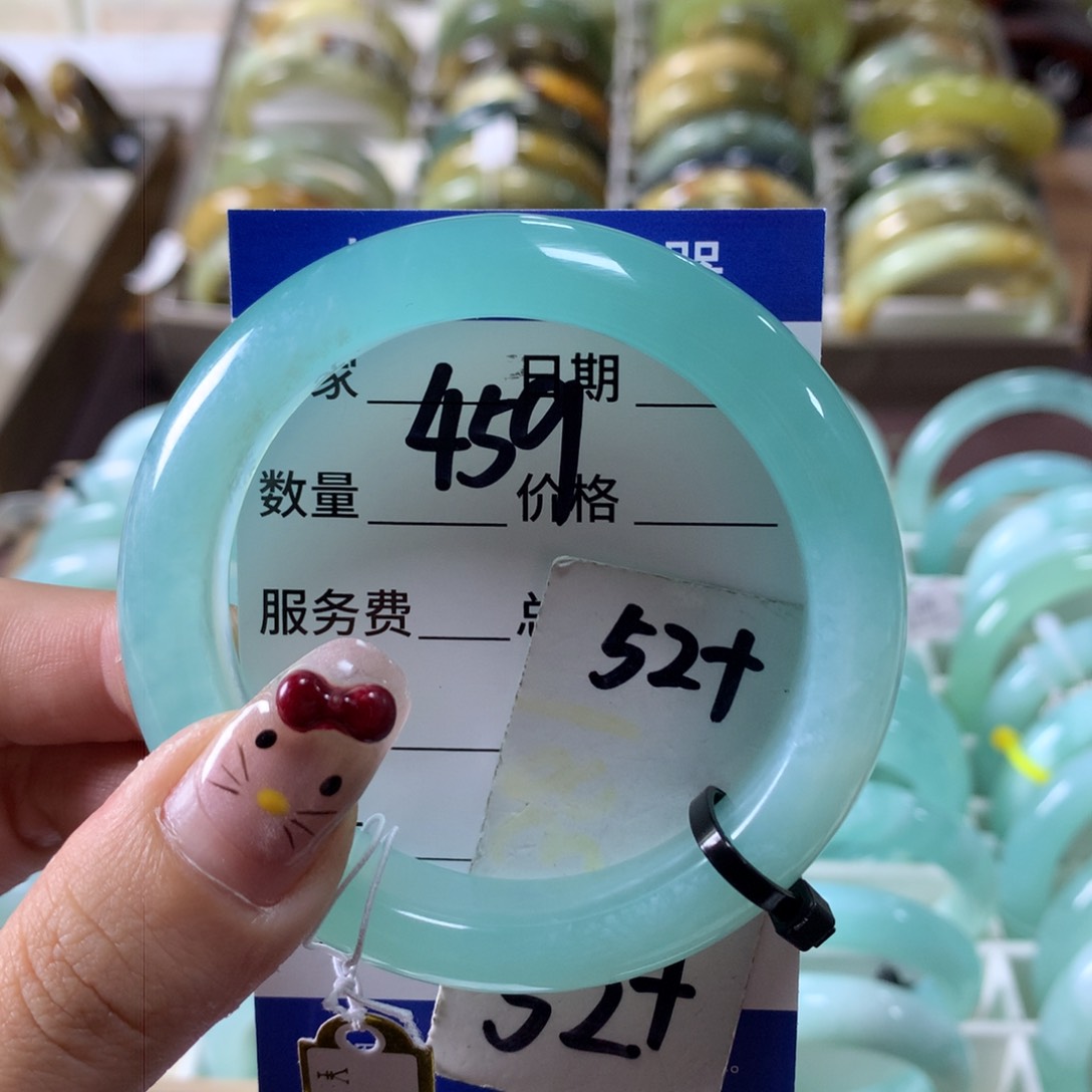 蛇纹石玉手镯未镶嵌459