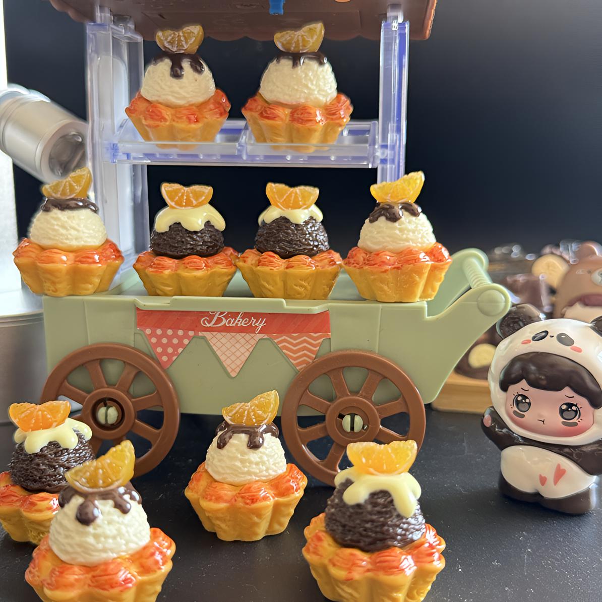 【ss定制-冰淇淋蛋挞】创意树脂diy食玩手工可爱饰品配件