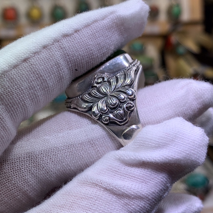 我***我足银纯银纯手工制作戒