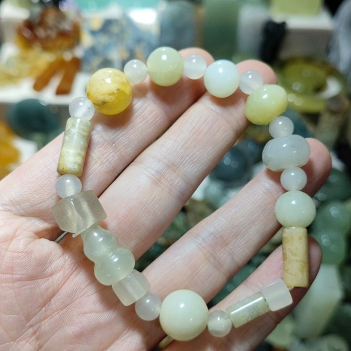 岫玉未镶嵌手串手串