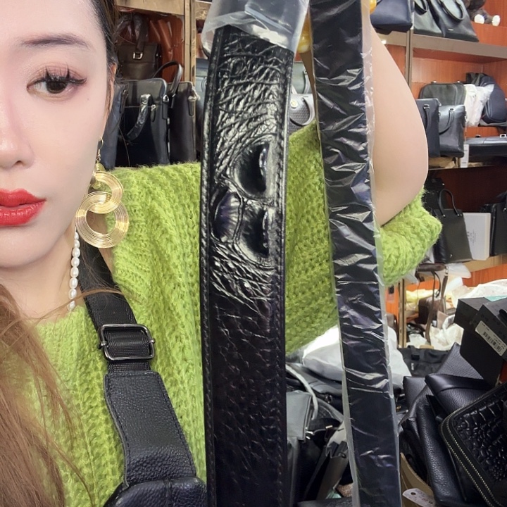 流***海头层牛皮男士休闲男士