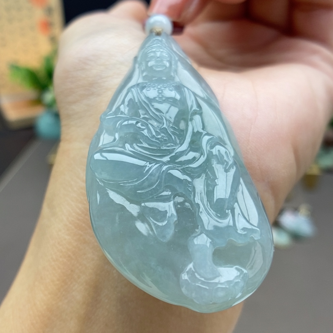 翡翠未镶嵌颈饰吊坠17