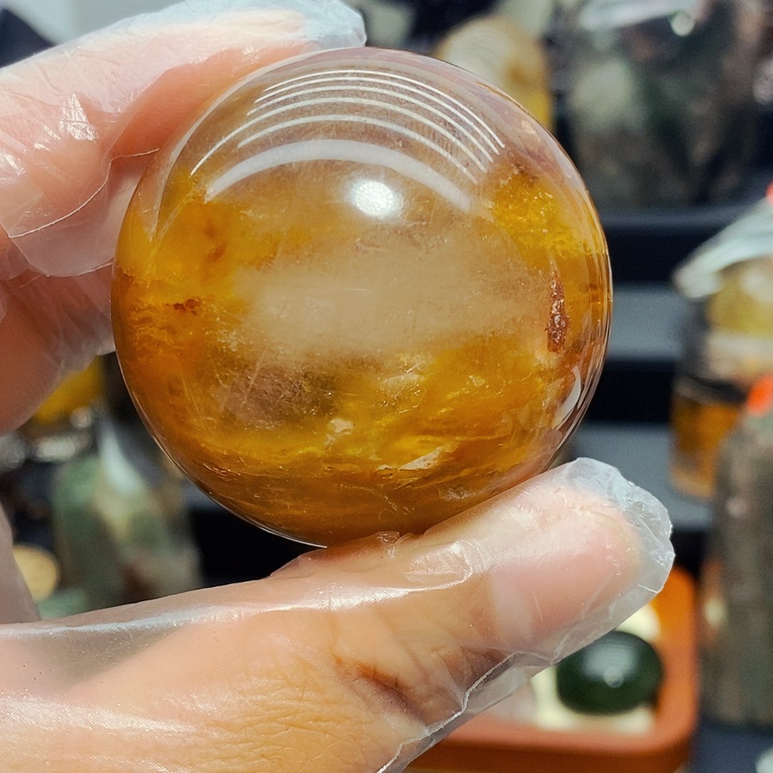 水晶大型摆件（非配饰）未镶嵌进**烤