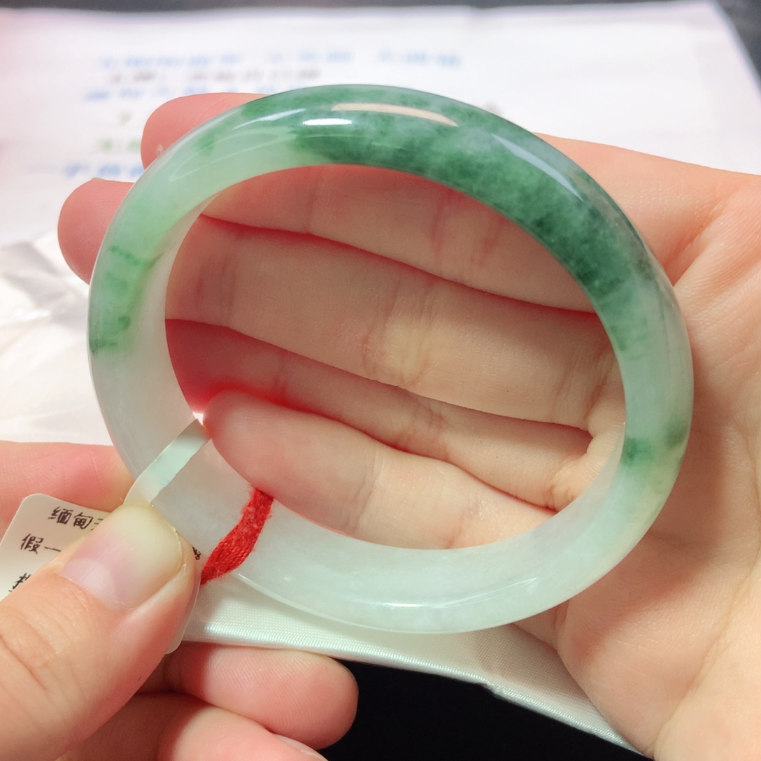 未镶嵌手镯（贵妃镯）翡翠1458号