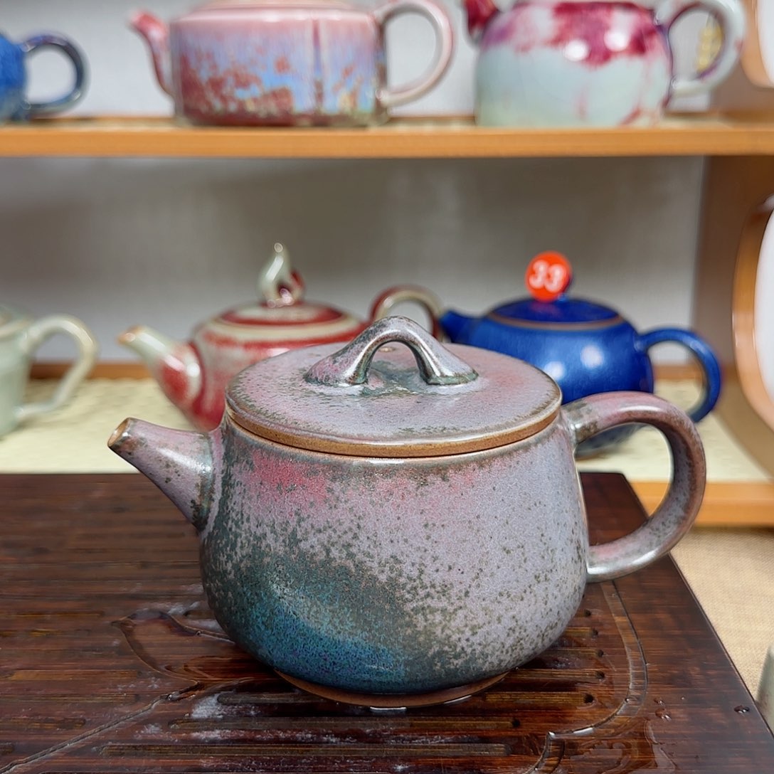 汉瓦壶钧瓷茶壶茶壶