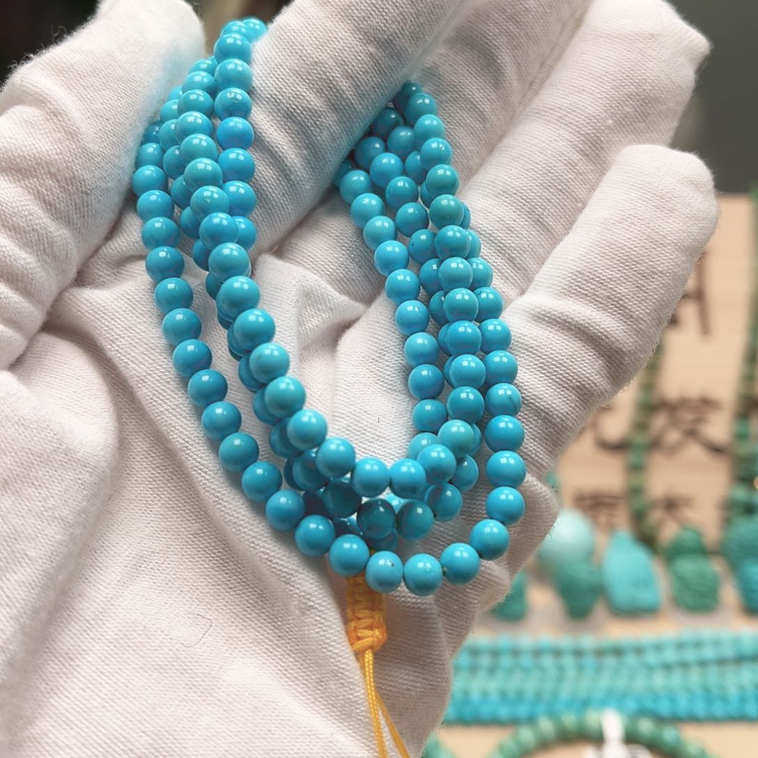 绿松石圆珠未镶嵌